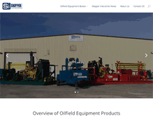Tablet Screenshot of oilfieldshop.com